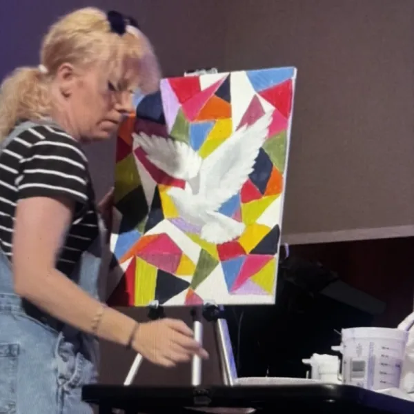 River of Life creatives painting