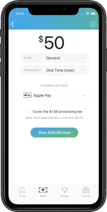 Church Center Giving